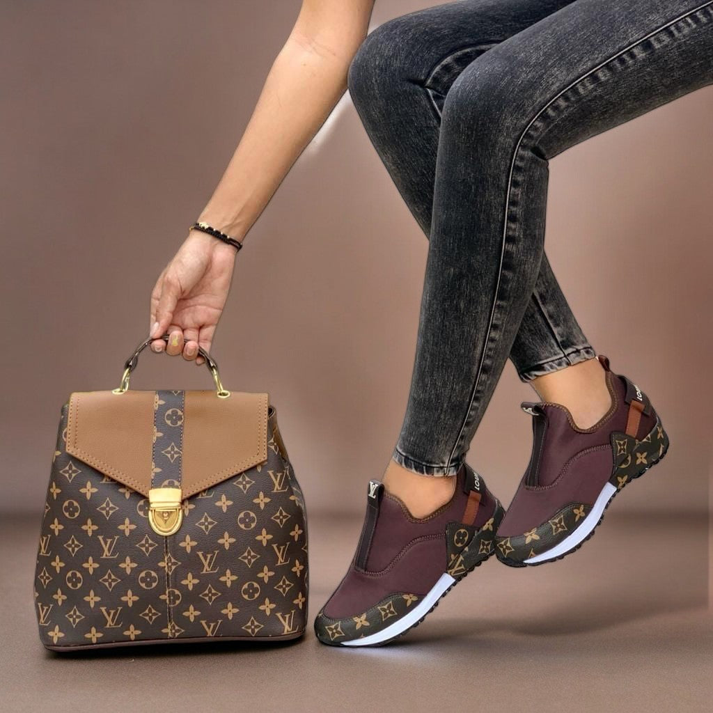 COMBO LV   REF.SLIP-ON - TENIS + MORRAL