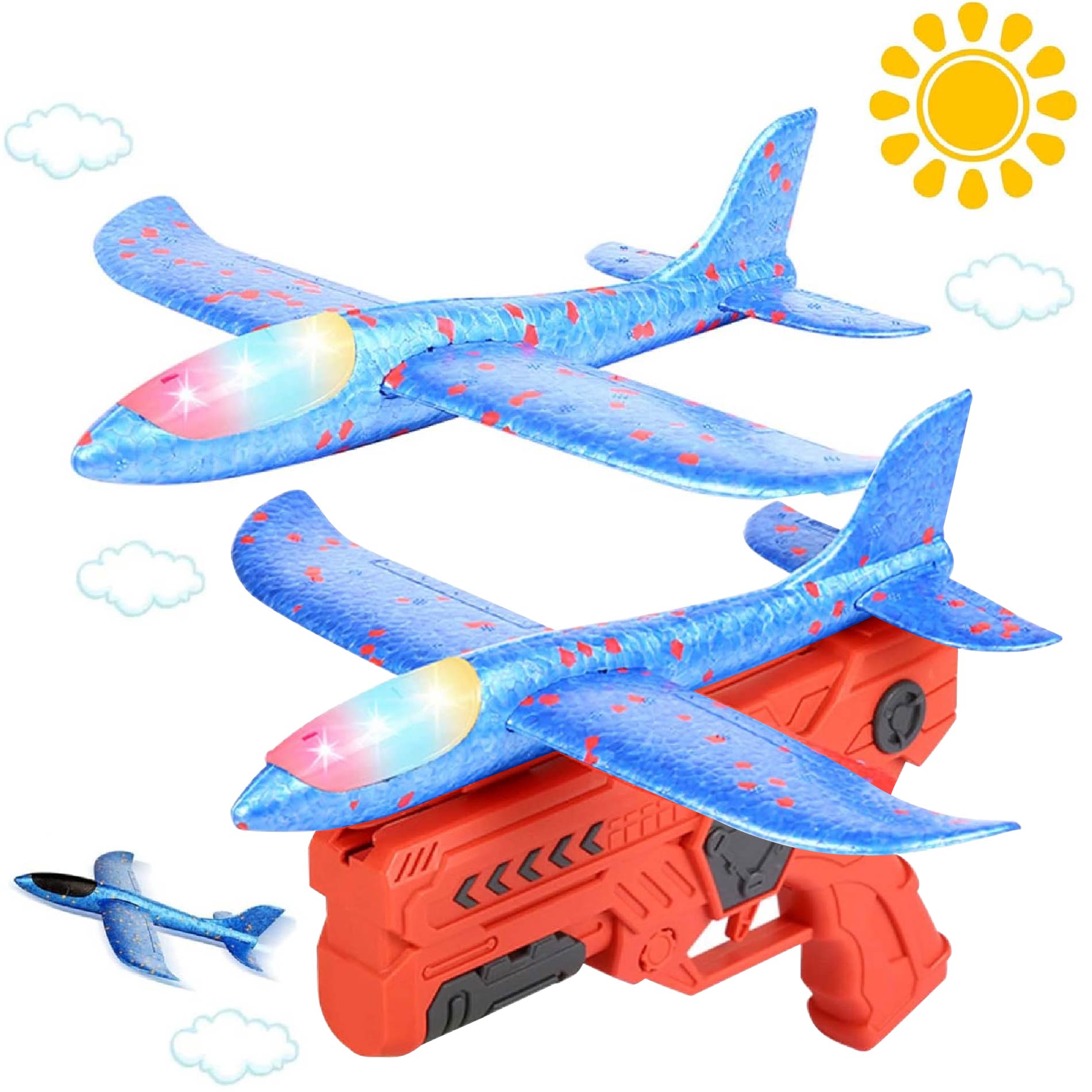 ¡Despega con Estilo! Pistola Lanzadora de Aviones Ultra Resistente Tienda Murilika